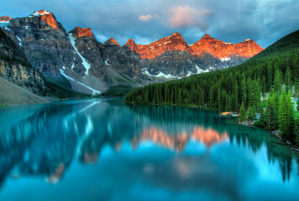 Lake and Mountain