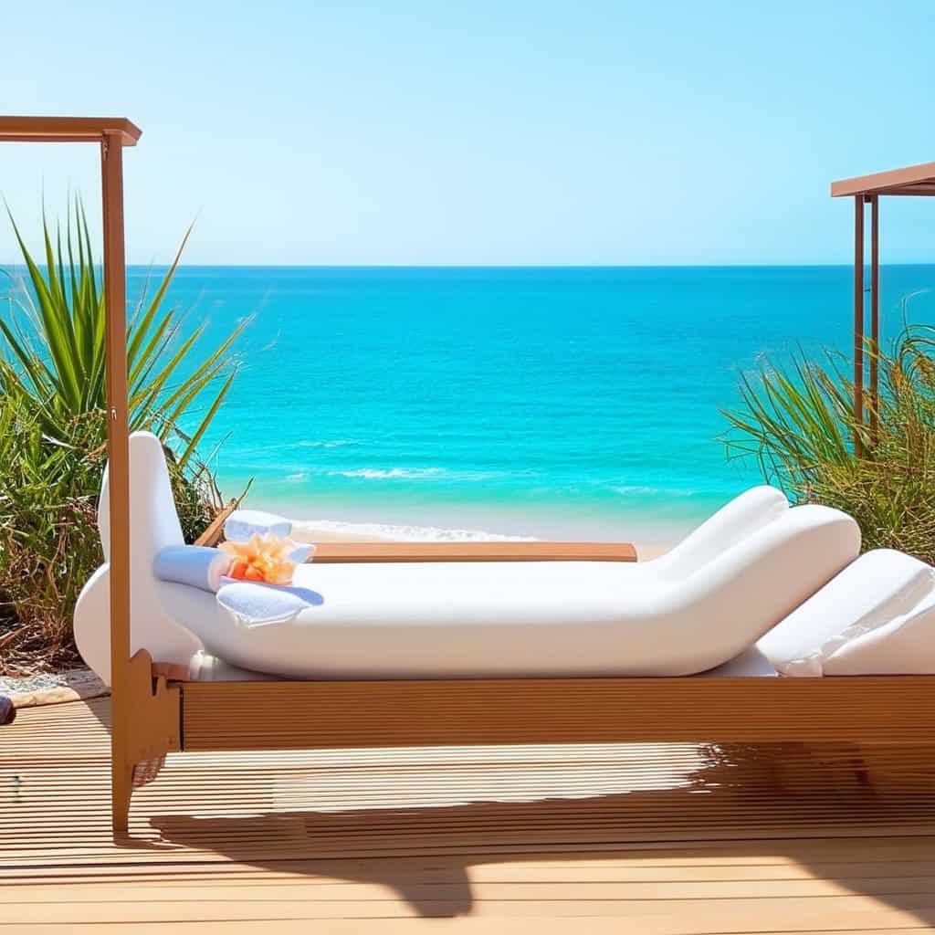 Beach Spa Bliss: Soaking Up Serenity at Your Own Coastal Oasis Beach Spain