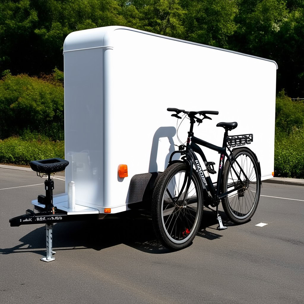 Enclosed Bicycle Trailer Revolutionizes Commuting Safety and Storage Options