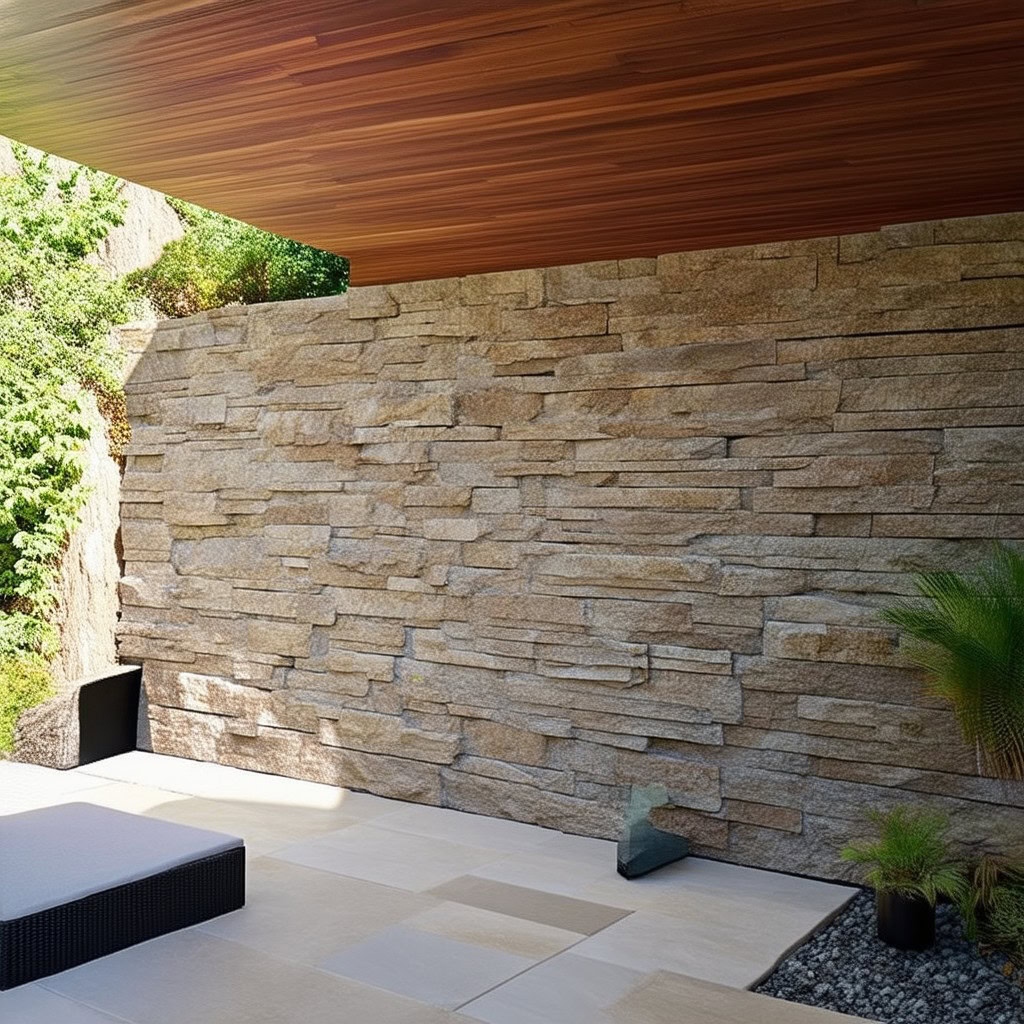 Rocking Your Outdoor Space with Rock Wall Panel Designs